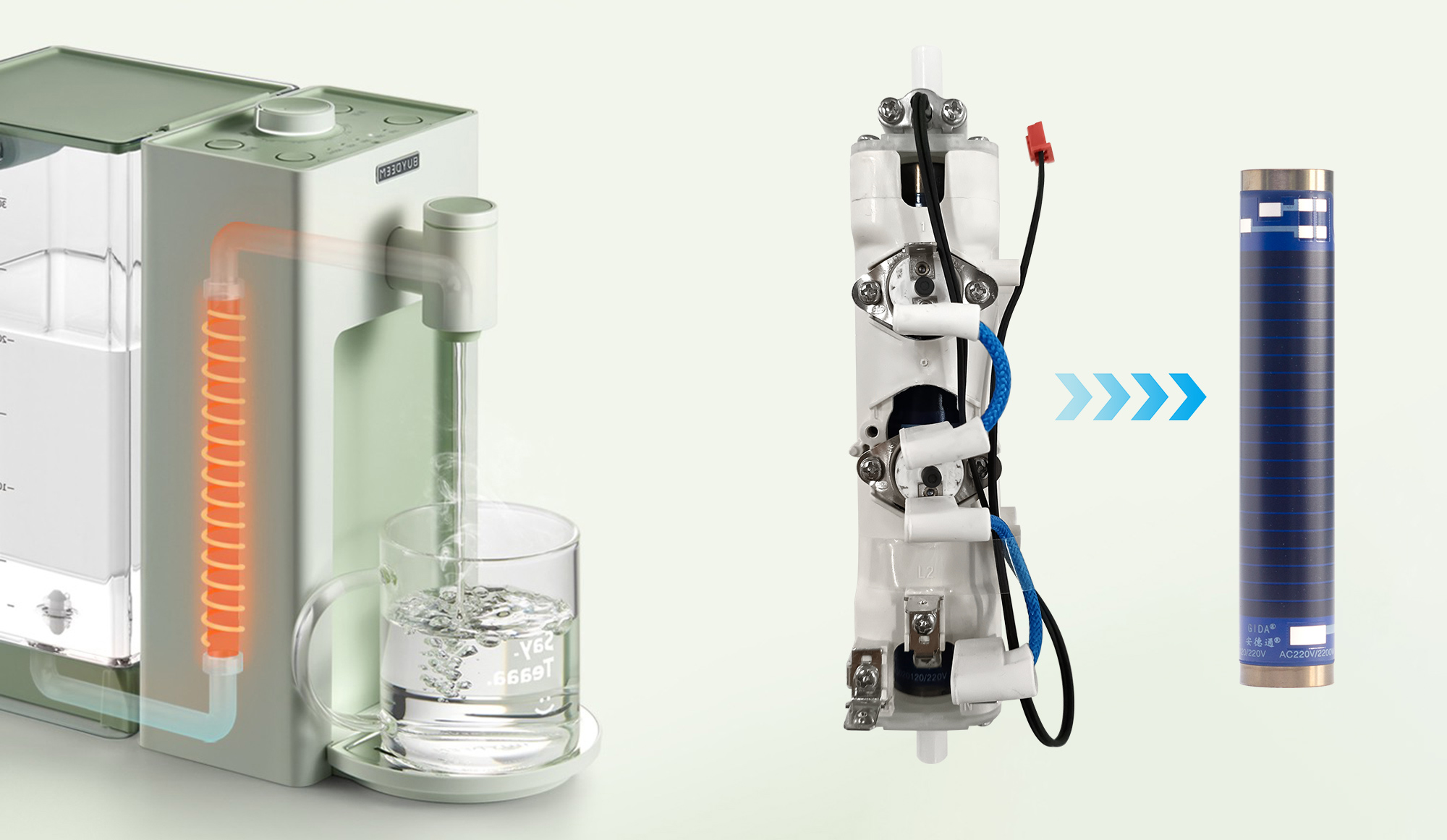 GIDA厚膜加熱:即熱飲水機市場的技術基石